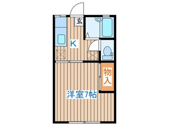 間取図 クレインハウスＢ棟