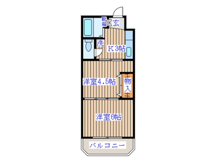 間取図 イーグルハイツ錦町（東棟）