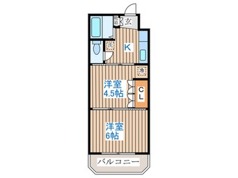 間取図 イーグルハイツ錦町（東棟）