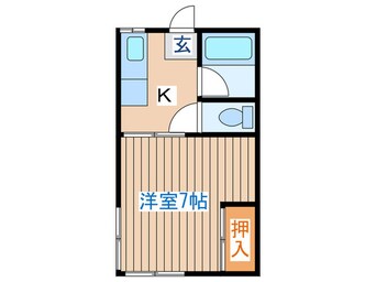 間取図 コーポ加藤Ａ