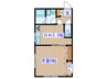 ハイツＲＴ 1DKの間取り