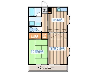 間取図 レジデンス森Ⅵ