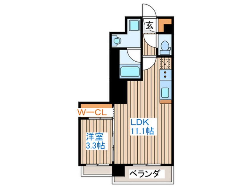 間取図 シーズンフラッツ　SENDAI　EAST