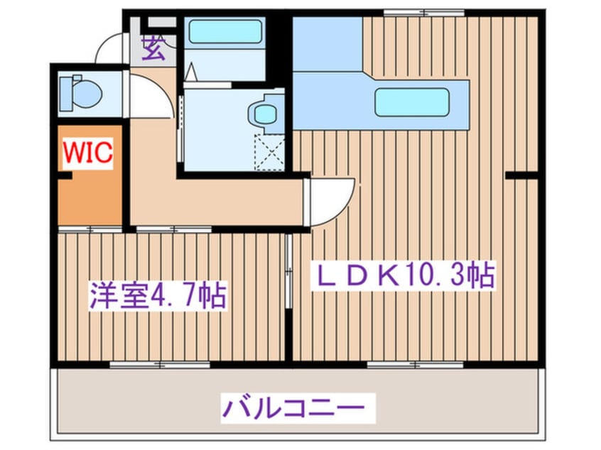 間取図 テレパレス榴ヶ岡1号棟