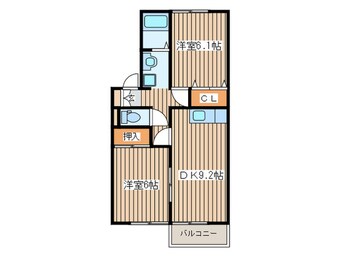 間取図 アトリオＡ