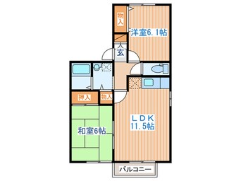 間取図 アトリオＡ