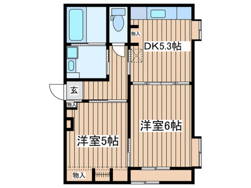 間取図 ミッキーハイツ