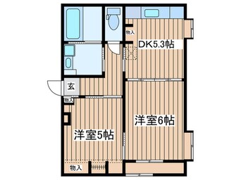 間取図 ミッキーハイツ