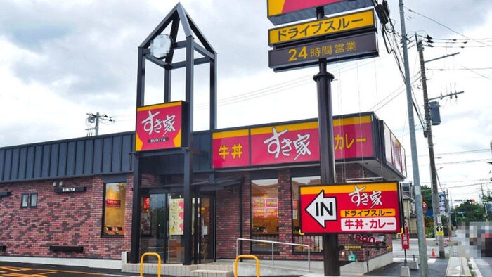 すき家 仙台大和町店(その他飲食（ファミレスなど）)まで700m サンフラワー