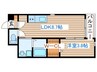 ルミナス長町8B 1LDKの間取り