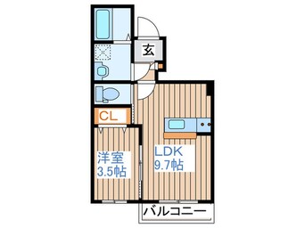 間取図 ぺシュールⅤ