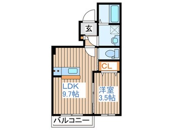 間取図 ぺシュールⅤ