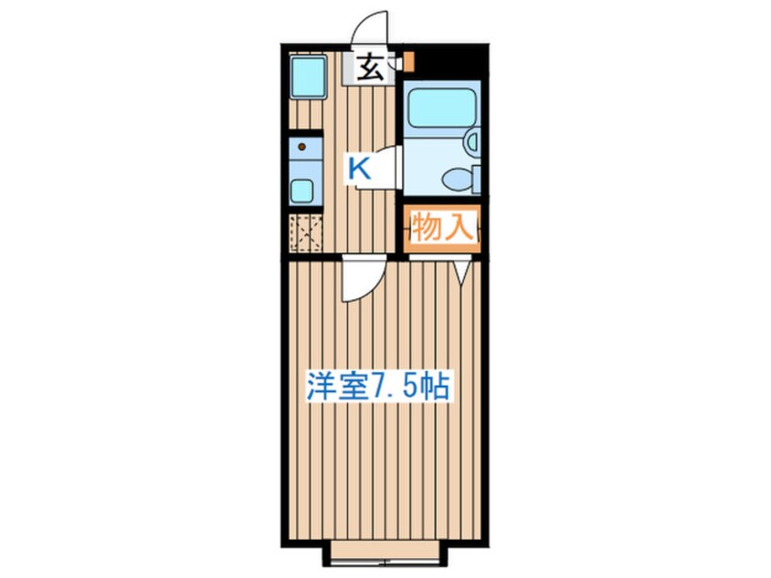 間取図 渡信ハイツ