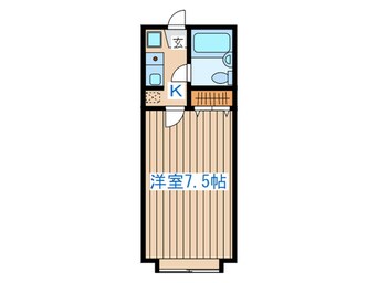 間取図 渡信ハイツ