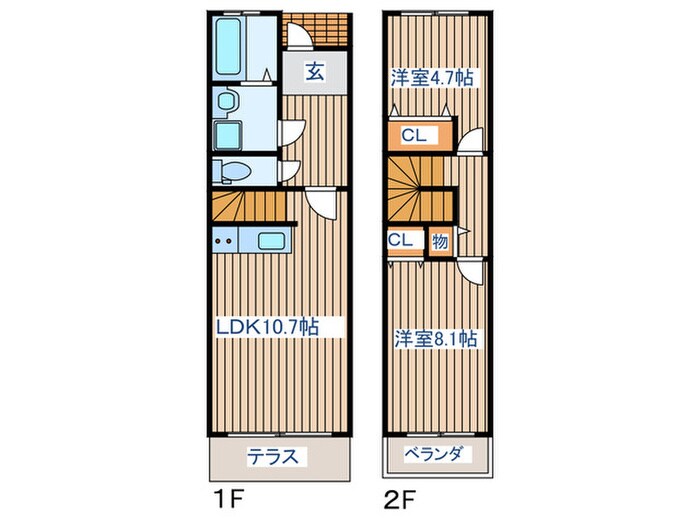 間取り図 タウンハウス白萩