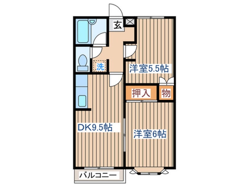 間取図 ｾ-ﾋﾞﾝｸﾞｸﾞﾗﾝﾃﾞMURAKO B棟