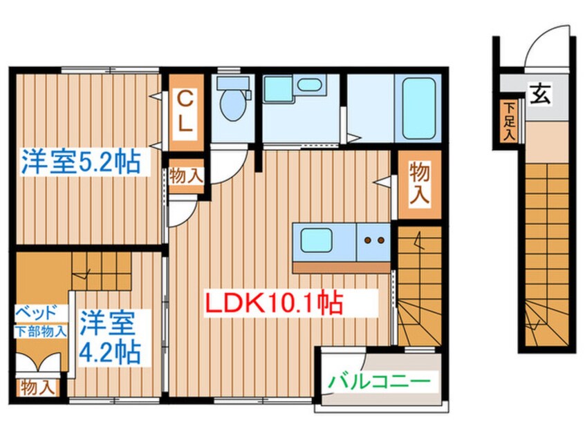 間取図 A-Style 西館テラス