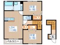 ソレイユ吹上の間取図