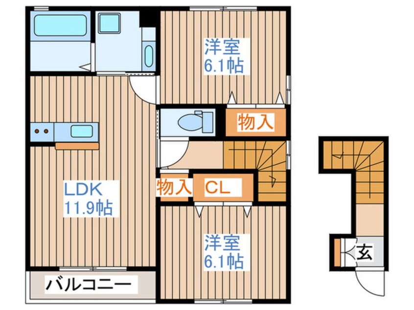 間取図 ソレイユ吹上