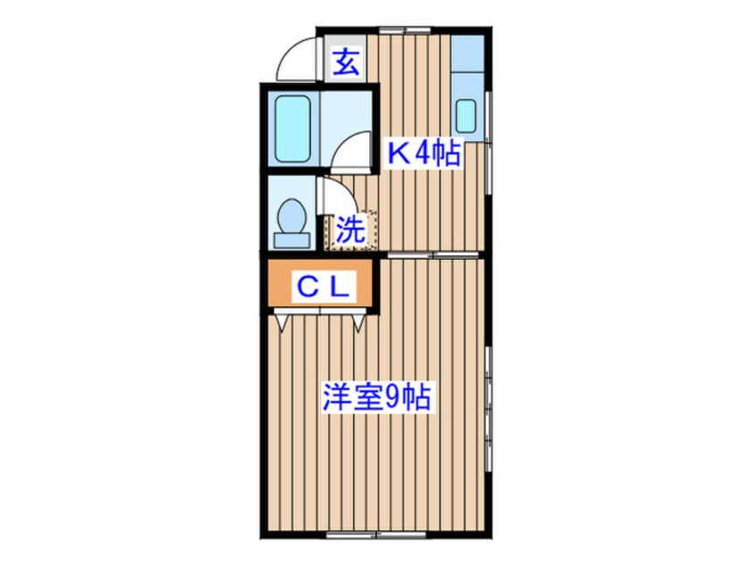 間取図 渡智アパ－ト