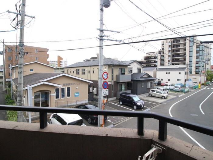 室内からの展望 穀町壱番館