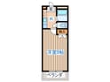 リベール今泉の間取図