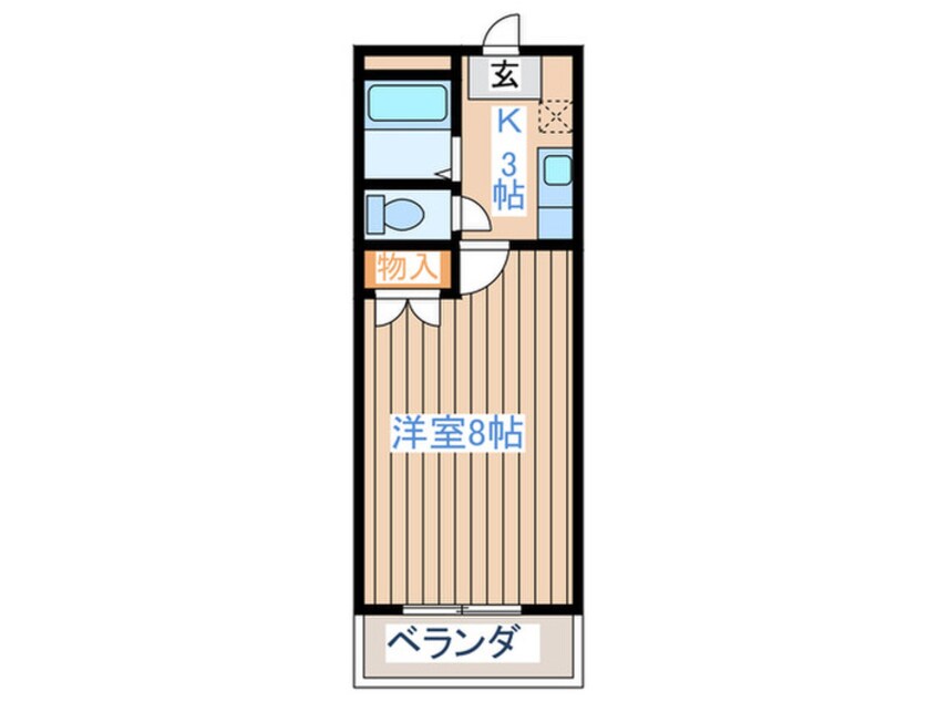 間取図 リベール今泉