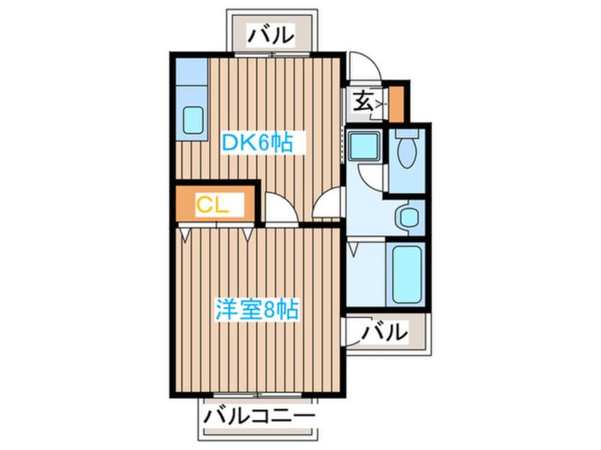 間取図 サンコ－トリバ－みずほ台