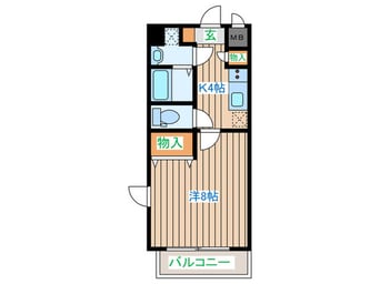 間取図 シェルグランデ土樋