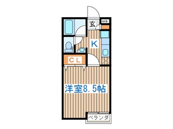 間取図 アスコット萩野町