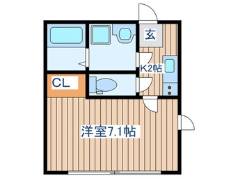 間取図 ブルーメ連坊