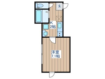 間取図 ブルーメ連坊