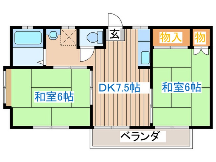 間取図 メゾン欅