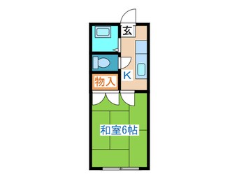 間取図 水越荘