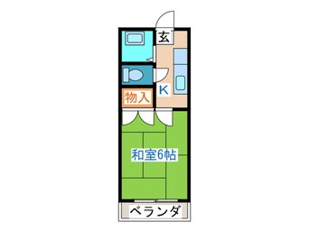 間取図 水越荘