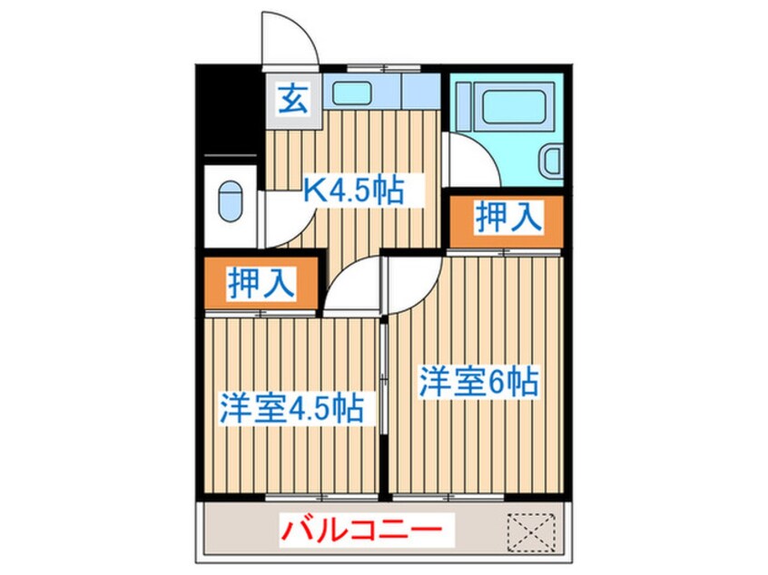 間取図 三和コ－ポ