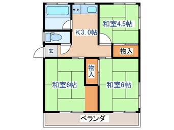 間取図 デァコートⅡ