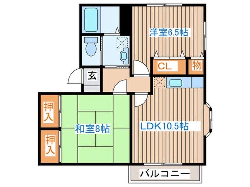 間取図 サバトハイムエルブ