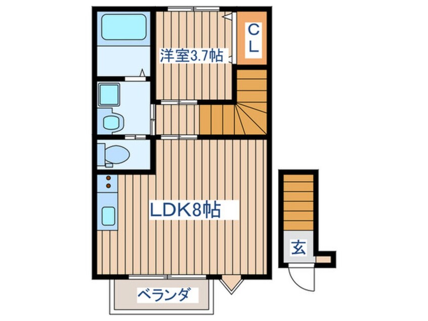 間取図 コンフォール萩野町Ⅰ