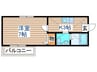 ｓｔａｇｅ南仙台 1Kの間取り