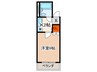 パレグレ－ス和田 1Kの間取り