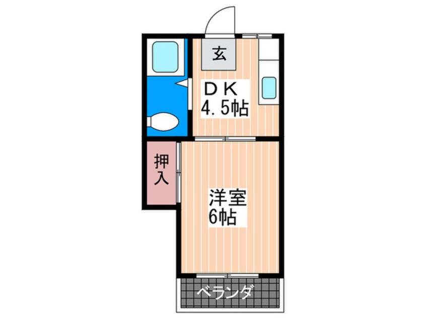 間取図 コーポラスマツモト