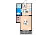 コーポラスマツモト 1DKの間取り