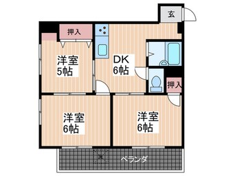 間取図 コーポラスマツモト