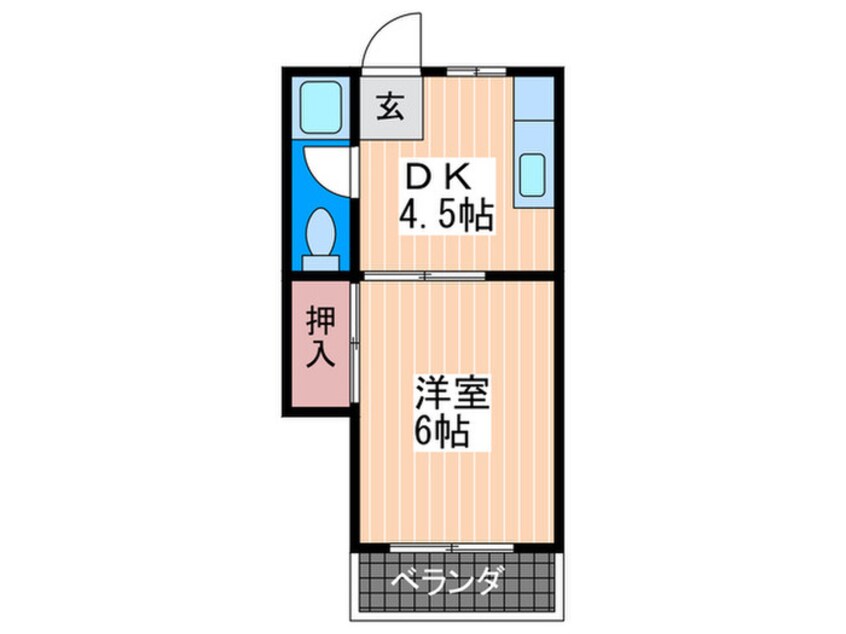 間取図 コーポラスマツモト