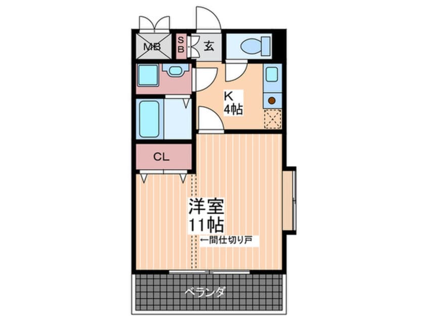 間取図 エトワール三滝