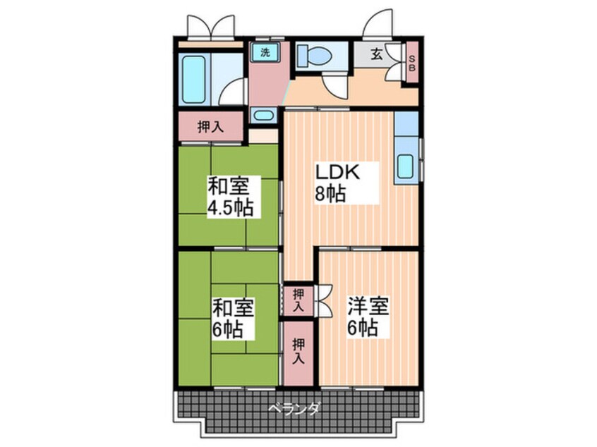 間取図 イトービル