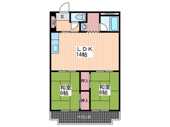 間取図 イトービル