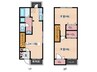 レヴァンテⅠ 2LDKの間取り
