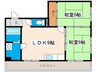 メゾン寿々屋 2LDKの間取り
